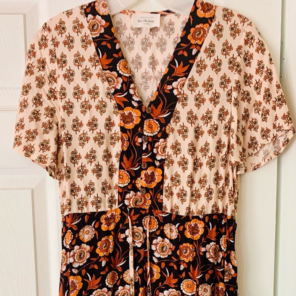 Cute fall midi dress from Bohme!